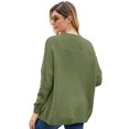 thumbnail image 2 of Femmes devant Ouvert Manches Longues Chunky Cardigan Pulls en Vrac Coa, 2 of 3
