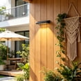 thumbnail image 7 of Solar Wall Light Outdoor Waterproof Wireless Step Light – Dusk-to-Dawn Activated LED Wall Fixture for Courtyard, Deck, Fence, Balcony, Garden, Patio, Backyard, Yard, Home Improvement, Wall Railing, 7 of 7