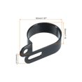thumbnail image 2 of ERDS-R-Type Cable Clamps, 30mm 1.18 Inch Cable Clip Cable Organizer Cord Clips Black for Wire Management, Pack of 100, 2 of 4