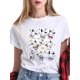 thumbnail image 1 of graphic print t-shirt short sleeve crew neck casual top for summer & spring Women's clothing tee top, 1 of 7