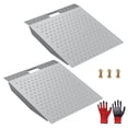 thumbnail image 3 of Queroig 1 Pair 24" x 48" Shed Ramp for Lawn Equipment, Anti-Slip Surface Loading Ramp, Supports 1500LBS, Driveway Ramp for Wheelchairs, ATVs, Lawn Mower, Garages & Barns, 3 of 7