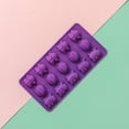 thumbnail image 7 of Halloween Ghost Silicone Chocolate Mold Food Grade Mousse Baking Tray for DIY Candy Dessert Making Kitchen Party Accessory, Purple, 7 of 7