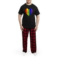 thumbnail image 5 of CafePress - Safe Space Middle Men's Dark Pajamas - Men's Dark Loose Fit Cotton Pajama Set, 5 of 7