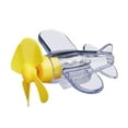 thumbnail image 1 of Motorcycle Accessories Transparent Luminous Small Airplane Accessories Motorcycle Helmet Accessories Motorcycle Head Accessories Rotating Small Airplane, 1 of 6