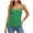 Green-02, variant on Women's Diamond Crochet V-Neck Cami, Openwork Spaghetti Strap Tank Top, Summer Sleeveless Shirt