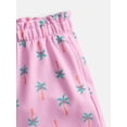 thumbnail image 3 of Wonder Nation Toddler Girls Printed Tee and Shorts,2-Piece Outfit Set, Sizes 18M–5T, 3 of 3