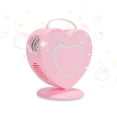 thumbnail image 1 of Electric Bubble Machine for Wedding Party Interactive Heart Shape Rechargeable Battery Portable Bubble Maker Multi-hole Remote Control Charging Automatic Rotating Bubble Machine, 1 of 6
