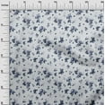 thumbnail image 3 of oneOone Georgette Viscose Light Blue Fabric Florals Sewing Material Print Fabric By The Yard 42 Inch Wide, 3 of 6