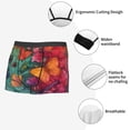 thumbnail image 3 of Fuzoiu Butterfly Flower Cascade Print Men's Ultra Breathable Underwear,No Riding Up Boxer Briefs with ComfortFlexible Waistband-X-Large, 3 of 5