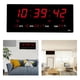 thumbnail image 2 of Reloj Digital, LED Reloj de pared Digital, 12/14H despertador día y fecha, temperatura interior, dormir, 12/24 Hogar,, 2 of 9