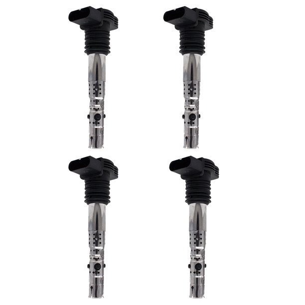 Set of 4 Ignition Coils Compatible with 2003 2004 2005 Audi Allroad