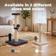 Best Pet Supplies Catify 3-Piece Cat Toys Set with Scratching Post, Catnip Fish, and Wand Teaser