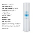 thumbnail image 3 of Geekpure 20-Inch Whole House Replacement Water Filter Cartridges PP Sediment and Block Carbon Filters-4.5 Inch x 20 Inch -5 Micron (Pack of 4), 3 of 9