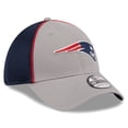 thumbnail image 3 of Men's New Era Gray New England Patriots  Pipe 39THIRTY Flex Hat, 3 of 6