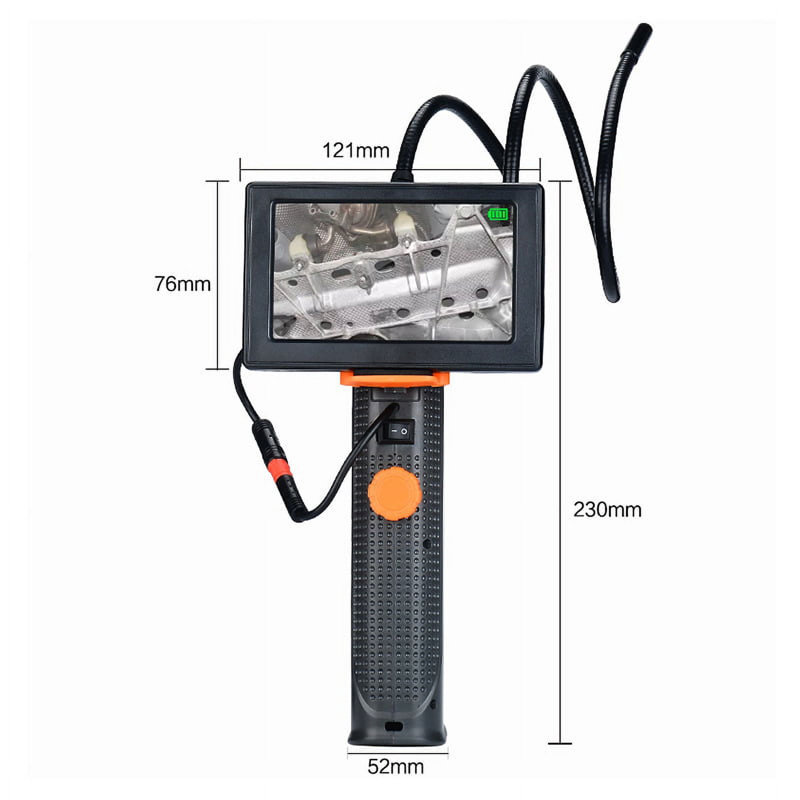 LNKOO Borescope Inspection Camera, Upgraded 1080P HD Detachable & Waterproof Endoscope Camera Snake Camera with 4.3" LCD Screen, 6 Bright LED Lights 16.5FT Cable, for Car/Sewer/Drain/Home