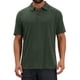thumbnail image 1 of CAMISA POLO DE NEGOCIOS DE MANGA CORTA CON BOTONES Y COLLAR PARA HOMBRE EN TEXTURA JACQUARD XL VERDE, 1 of 6