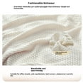 thumbnail image 4 of Chunky Cable Knit Throw Blanket for Couch,Super Soft Cozy Woven Blanket for Room Decor coffee color 110*150cm, 4 of 5