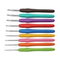 thumbnail image 3 of 9Pcs Crochet Hooks Multi Sizes Soft Comfortable Handle Single Head Crochet Set for Knitting Blankets Hats DIY Crafts, 3 of 14