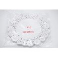 thumbnail image 4 of Round Paper Doily, 300 Pieces White Lace Paper Doily Cake Wrapping Paper Mats for Party or Wedding Table Decoration, 6.5 Inch, 4 of 5