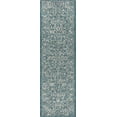 thumbnail image 2 of JONATHAN Y SANTA MONICA 2 x 8 Runner Rug, Tela Bohemian Textured Weave Floral - Teal/Gray, SMB100C-28, 2 of 5