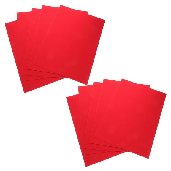Homoyoyo Red Glitter Cardstock for Crafts 11.6 x 8.3 Inches Premium Scrapbooking Paper