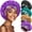 style2, variant on 4 Pack Satin Bonnet Silk Bonnet for Sleeping Women, Hair Sleep Bonnets for Women, Wide Soft Band Sleep Cap for Curly Hair Braids