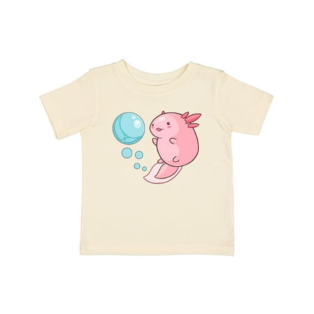 

Inktastic Cute Axolotl and Bubbles in Heart Shape Gift Baby Boy or Baby Girl T-Shirt