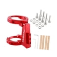 thumbnail image 2 of DYNWAVECA Adjustable Clamp Bike Front Bag Holder Adapter Folding Bike Front Mount Easy Installation Folding Bikes Fronts Rack Adapter Red, 2 of 10
