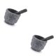 thumbnail image 1 of Cateissary Juego de mortero sólido y mortero multifuncional artesanal, estructura para hierbas, operación y tipo fáciles y sólidos Tipo C 2Conjunto, 1 of 1