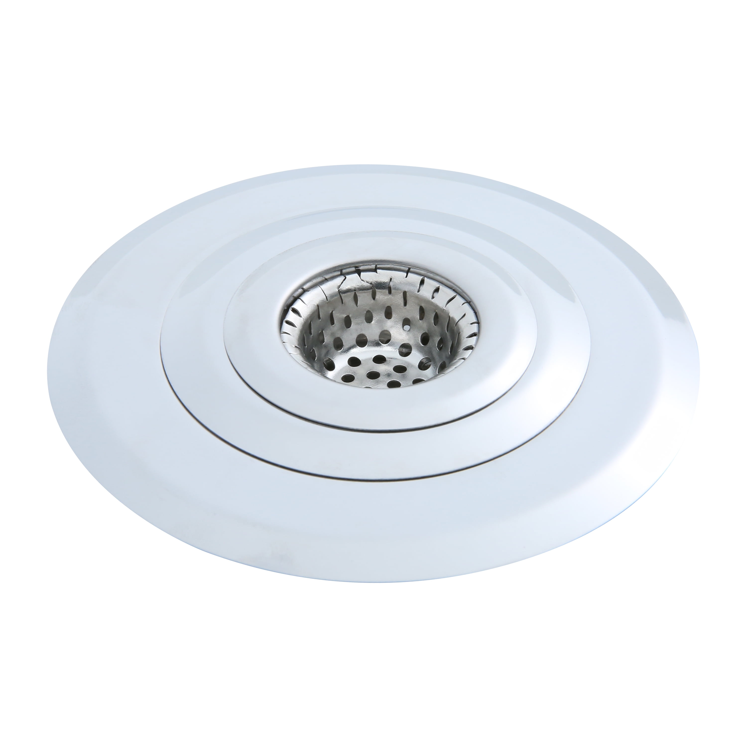 Mainstays Stainless Steel Kitchen Sink Drain Strainer Set 3 Pack 4.45", 2.95", 2.1" Silver