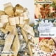 thumbnail image 4 of Decoración para árbol de Navidad CANGBI, 40 x 33 cm, con lazo blanco, 4 of 6