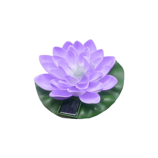Ohufall Floating Solar Flower LED Lights For Pool Garden Patio Outdoor Wedding Party Decor