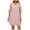 Pink, variant on Summer Mini Dress Women Summer Chiffon Ruffle Short Sleeve V-Neck T-Shirt Dresses Casual Loose A-Line Tunic Dress Wedding Guest Evening Party Short Dresses Style D-2628 Pink S