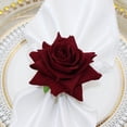 thumbnail image 3 of Less Than 5 Event & Party Simulation Rose Napkin Ring Napkin Ring Wedding Mouth Ring, 3 of 3