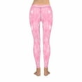 thumbnail image 4 of SUNENAT Breast Cancer Awareness Pink Ribbon Stretchy Capri Leggings Skinny Yoga Sports Pants 4XL, 4 of 4