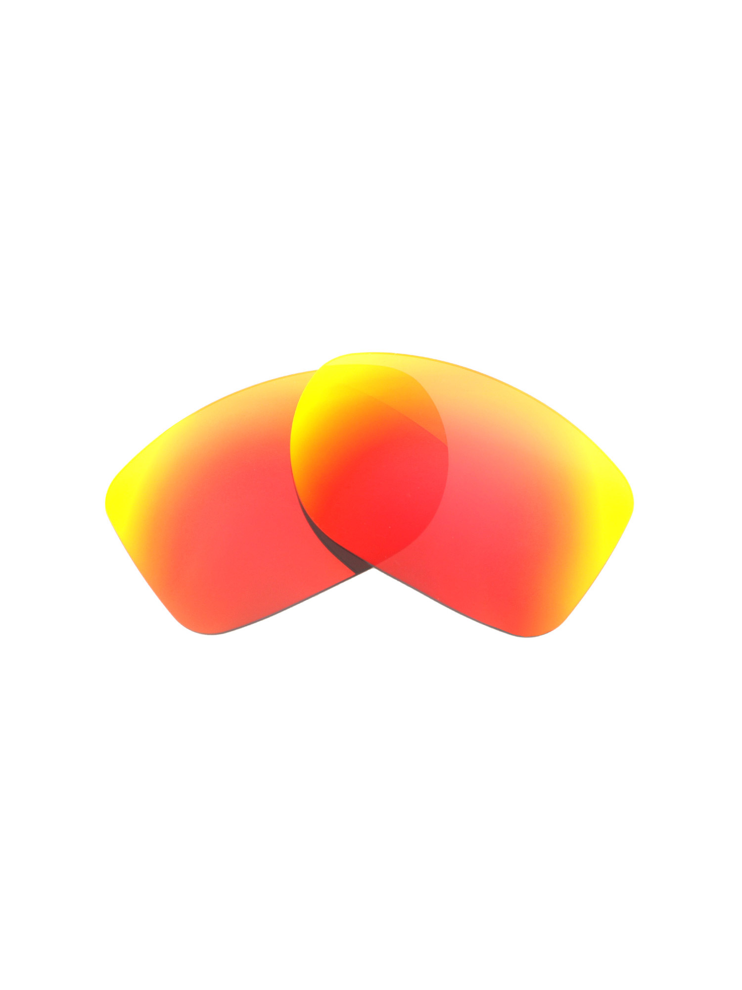 Walleva Fire Red Polarized Replacement Lenses for Oakley Gauge 8 M Sunglasses - image 2 of 7