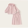 thumbnail image 4 of OSOLU Toddler Girls Suit Coat Child Two Piece New Hoodie Casual Spring Autumn Outfits Tracksuits Sweatsuit Baby Cute Dailywear, 4-5 Years, 4 of 9