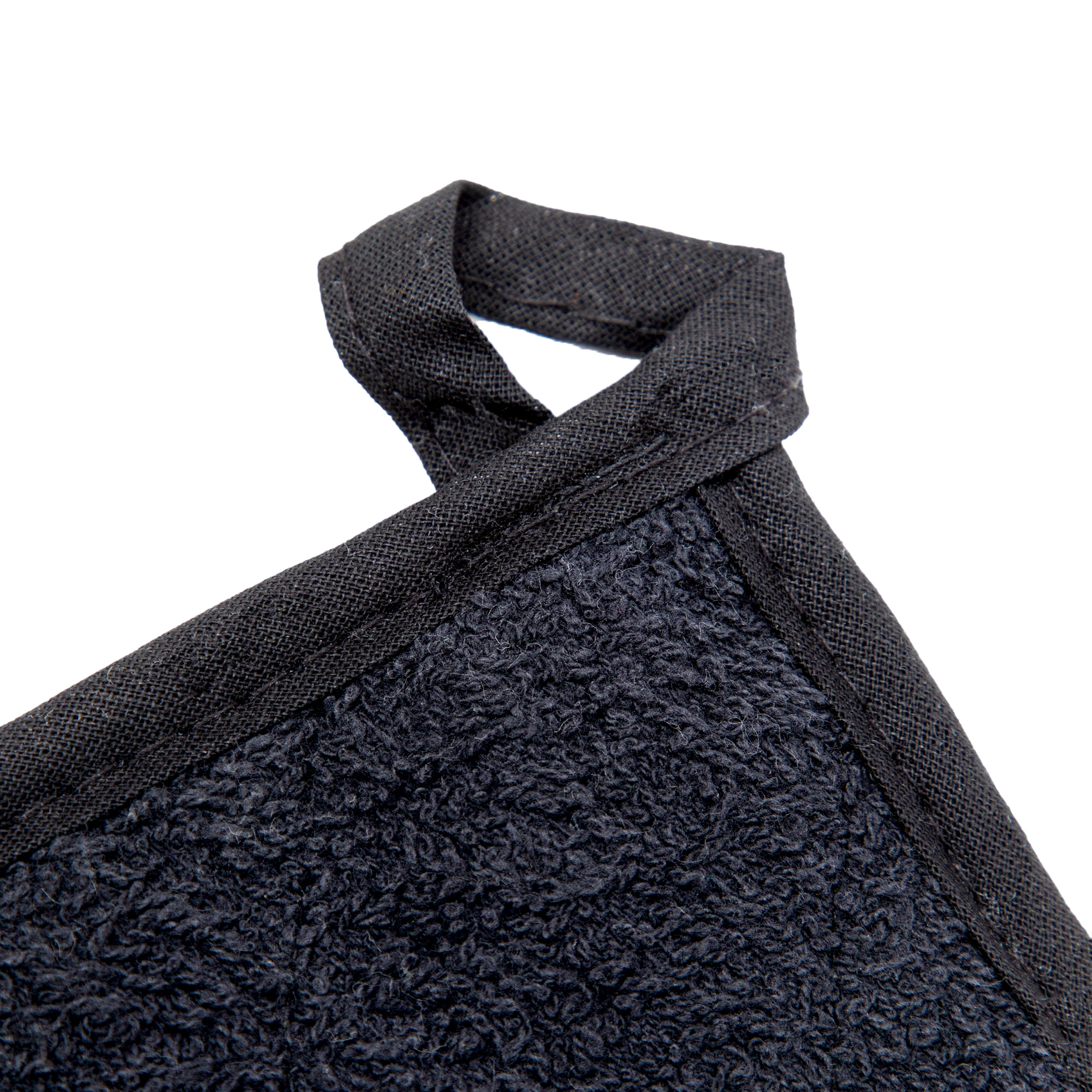 Arkwright Kitchen Pot Holders (Bulk Case of 144), 7"x7", 100% Cotton, Soft & Heat Resistant, Black
