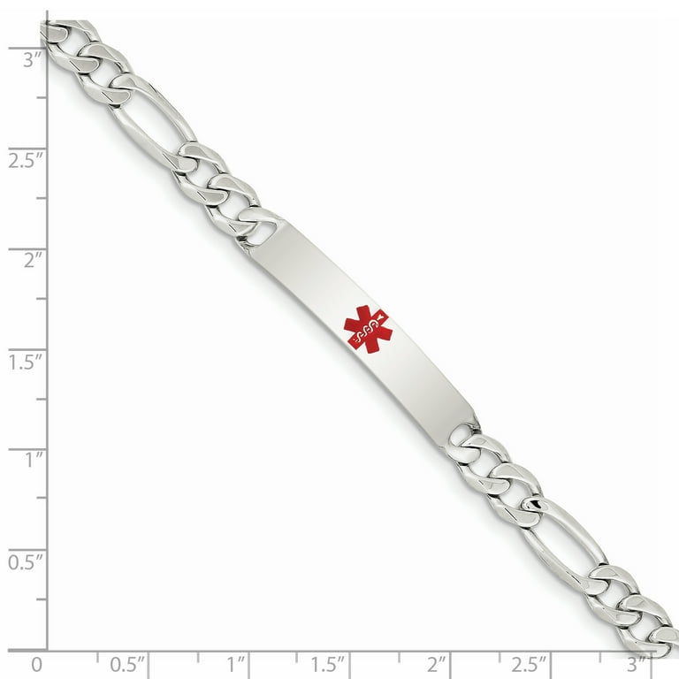 Stainless Steel Engravable Polished ID 8.50in Bracelet Stainless Steel Engravable Polished ID 8.50in Bracelet