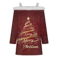 thumbnail image 4 of Camiseta Impresa de Hombro Doble, Top de Moda Casual para las Vacaciones Y el Uso Diario, 4 of 5