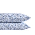 thumbnail image 3 of Set de fundas de almohada Laura Ashley Lorelei de satén de algodón azul oscuro, 3 of 3