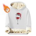 thumbnail image 1 of Sudadera con capucha para hombre, informal, a la moda, con estampado, de manga larga, con bolsillo, de poliéster, 1 of 5