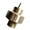 1 inch, variant on Heavy Duty Copper Fountain Sprinkler Head For Pond Pool Patios Decoration 2 Layer Water Sprays Nozzle Fountain Accessories