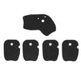 thumbnail image 1 of Cup Holder Rubber Inserts Kit, Lightweight Black Cup Holder Rubber Insert 5 PCS Complete Easy Clean  For Vehicle, 1 of 8