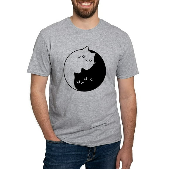 CafePress - Cat Pun T Shirts Men's Classic T Shirt - Fitted T-Shirt, Vintage Fit Soft Cotton Tee