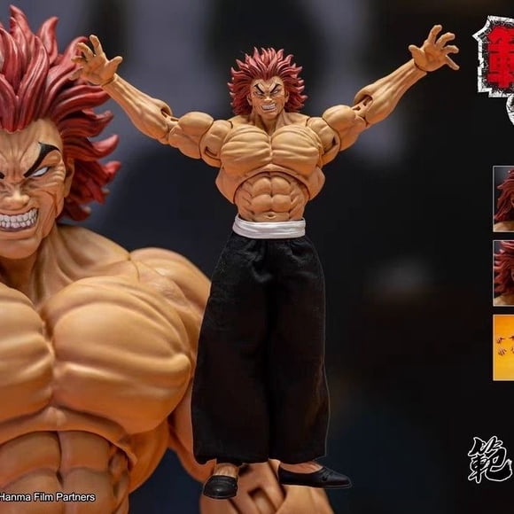 Jouets Ko Storm 17 cm Grappler Baki Figurine Anime Hanma Baki Figurine d'Action Échelle 1/12 Collection Exquise Articulée Cadeau de Noël DMH