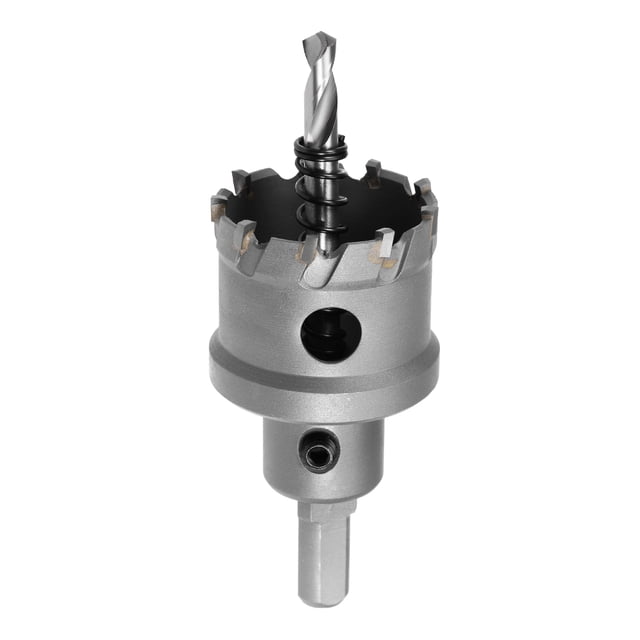 Unique Bargains Carbide Hole Saw Cutter Drill Bit for Stainless Steel Alloy, 40mm