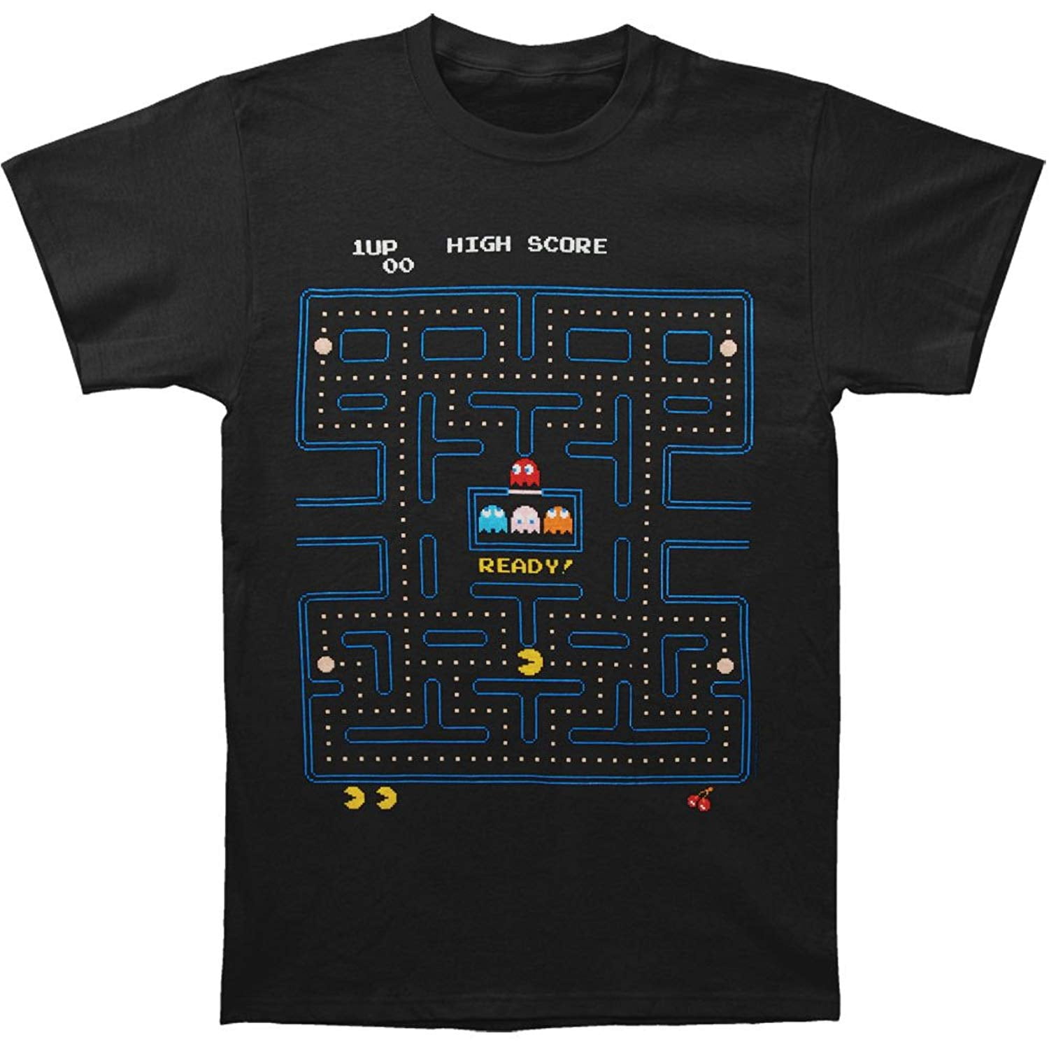 Pac-Man Game Start Adult T-Shirt - Walmart.com