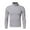 Light Gray, variant on Man Warm Basic Tops Slim Tunics Blouses for Man Long Sleeve High Neck Fall Winter Shirts Y2K