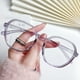 thumbnail image 1 of [Anti Luz Azul] Gafas De Ordenador Transparentes Marco De Las Mujeres Hombres Redondas Bloqueo Óptica Gao Jiahui unisex, 1 of 2